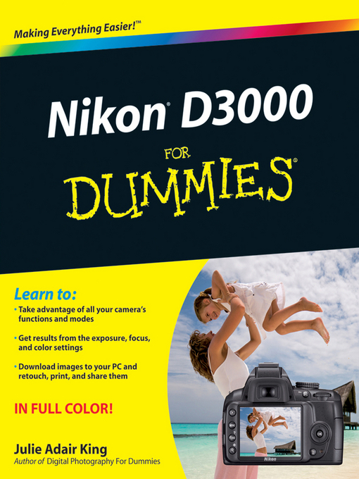 Title details for Nikon D3000 For Dummies by Julie Adair King - Available